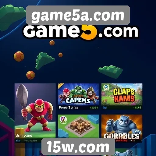 game5a.com: plataforma de jogos com design responsivo